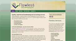 Desktop Screenshot of flawlessbookkeeper.com